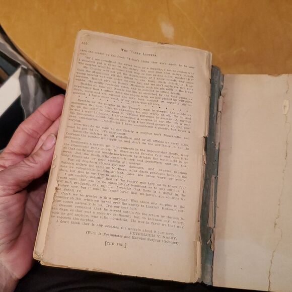 The Nasby Letters" were a series of satirical writings by David Ross Locke 1893 - Picture 10 of 13